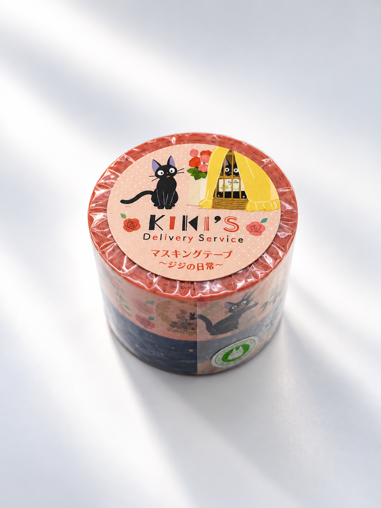 [JP-CIN-GHI-0003] Set de Washi Tapes Kiki: Entregas a domicilio - Studio Ghibli