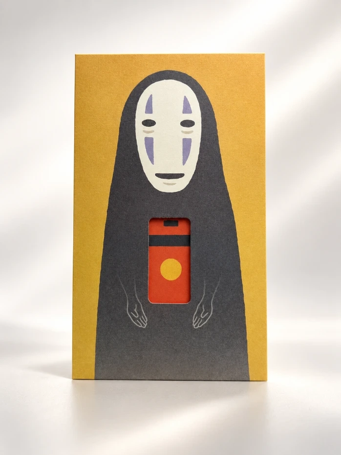 [JP-SOB-GHI-0001] Sobrecito con Ventana Sin Cara - Studio Ghibli