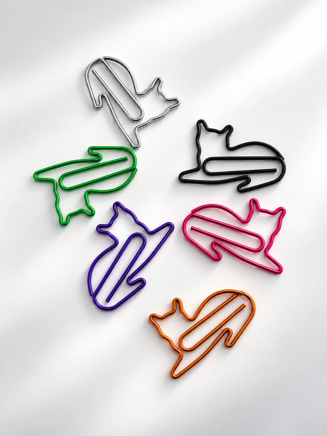 [CLIP-GAT-0001] Clips de Figura Gato (10 pzs)