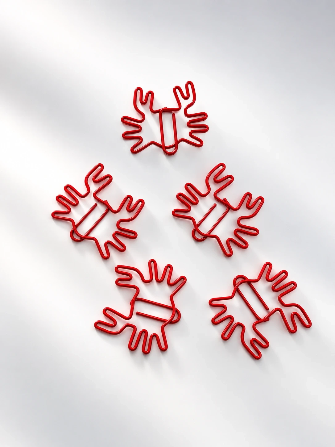 Clips de Figura Cangrejo (10 pzs)
