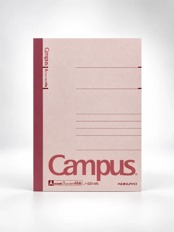 Cuaderno Kokuyo Campus A6 – Rosa (Rayado 7mm)