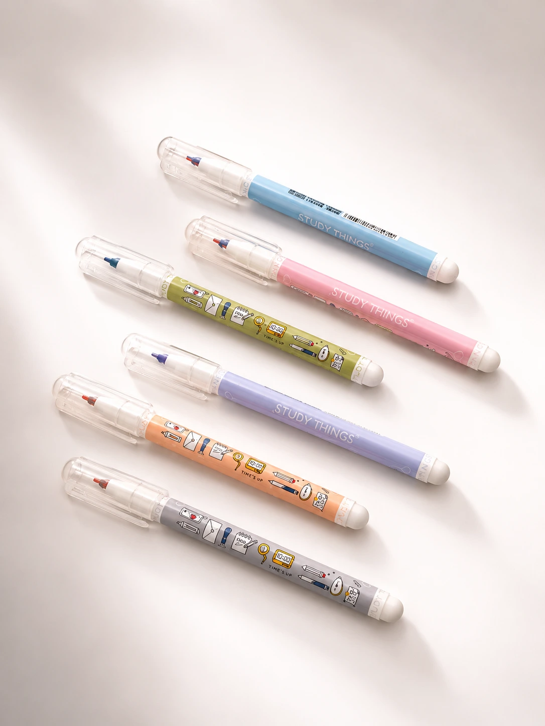 [BOL-JIW-0001] Marcadores Trazos Bicolores 0.5 mm — (Set de 6)