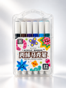 Set de Plumones Acrílicos Base Agua (12 Colores)