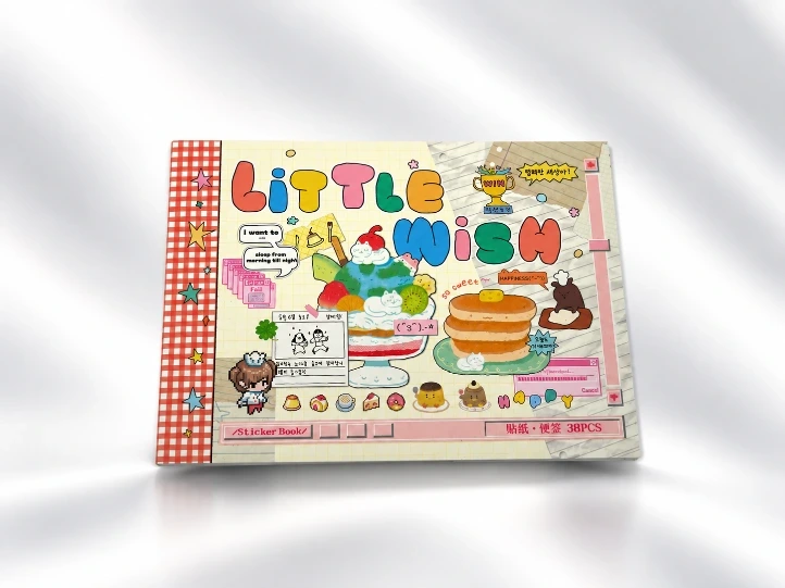 Libro de Stickers y Notas Adhesivas Little Wish (30 pzs)